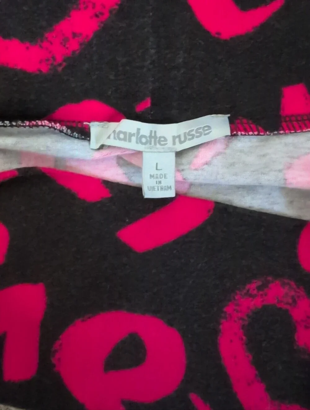 Charlotte Russe graphic word